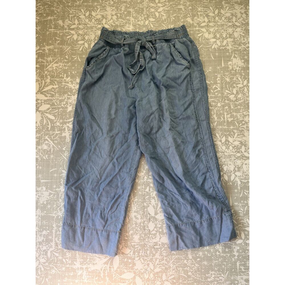 Tahari Wide Leg Denim Pants in Womens XL